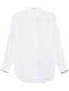 Brunello Cucinelli Striped Shirt In White