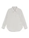 Brunello Cucinelli Striped Shirt In White