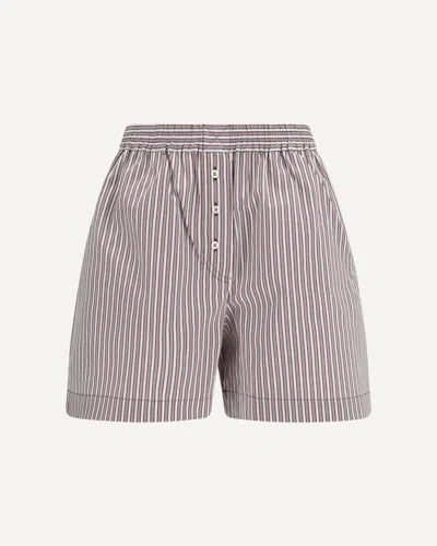 Brunello Cucinelli Pyjama Bermuda And Short Bordeaux In Multi