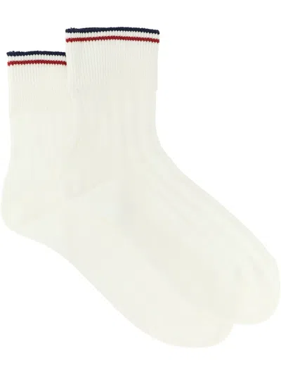 Brunello Cucinelli White Cotton Socks Clothing