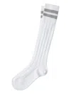 Brunello Cucinelli Knit Socks In White