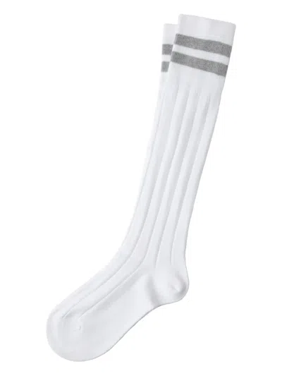 BRUNELLO CUCINELLI STRIPED SOCKS