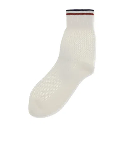 Brunello Cucinelli Striped Socks In Pink
