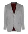 Brunello Cucinelli Blazer Jacket In Gray