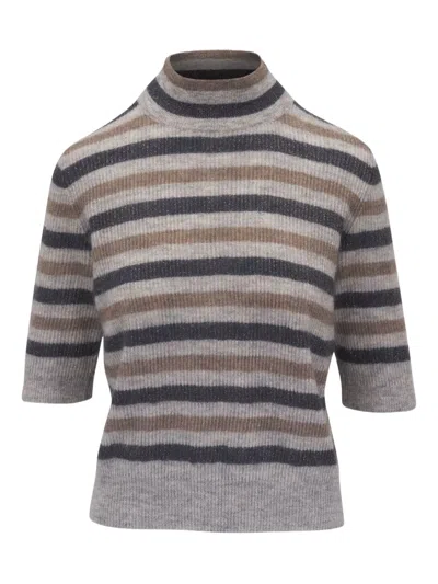 Brunello Cucinelli Striped Sweater