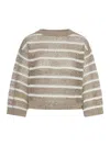 Brunello Cucinelli Sweaters Beige Freddo In Nude & Neutrals