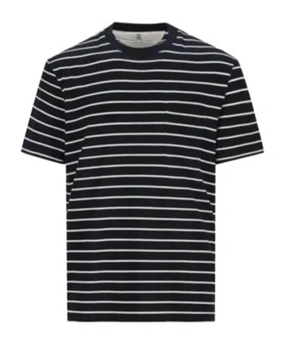 BRUNELLO CUCINELLI BRUNELLO CUCINELLI STRIPED T-SHIRT