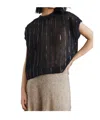 Brunello Cucinelli Sequin-embellished Silk-organza Top In Black
