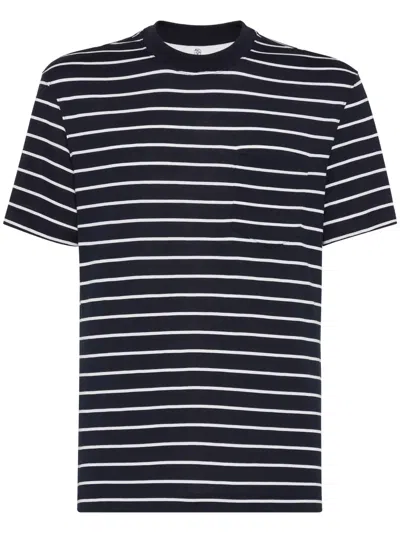 BRUNELLO CUCINELLI STRIPED T-SHIRT