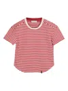 Brunello Cucinelli Striped T-shirt In Red