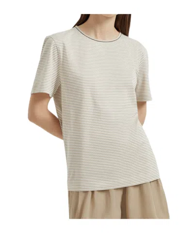 BRUNELLO CUCINELLI STRIPED T-SHIRT