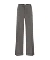BRUNELLO CUCINELLI STRIPED TAILORED TROUSERS