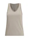 Brunello Cucinelli Striped Tank Top In Multi