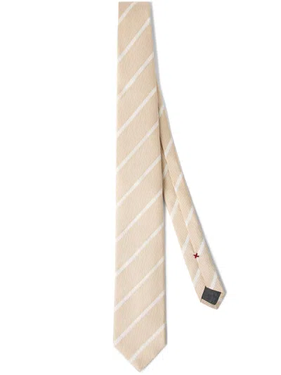 BRUNELLO CUCINELLI STRIPED TIE
