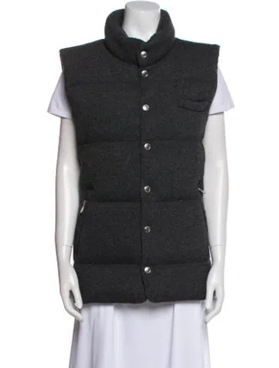 Pre-owned Brunello Cucinelli Striped Vest In Gray