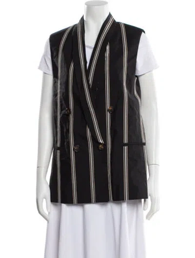 Pre-owned Brunello Cucinelli Striped Vest W/ Tags In Multi