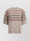 Brunello Cucinelli Sweater  Woman Color Beige In Neutrals