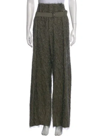 Pre-owned Brunello Cucinelli Striped Wide Leg Pants W/ Tags
