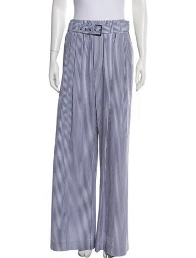 Pre-owned Brunello Cucinelli Striped Wide Leg Pants W/ Tags In Multi