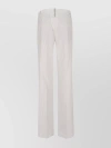 BRUNELLO CUCINELLI STRIPED WIDE LEG TROUSERS WITH BELT LOOPS