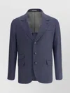 Brunello Cucinelli Striped Wool Blazer Jacket
