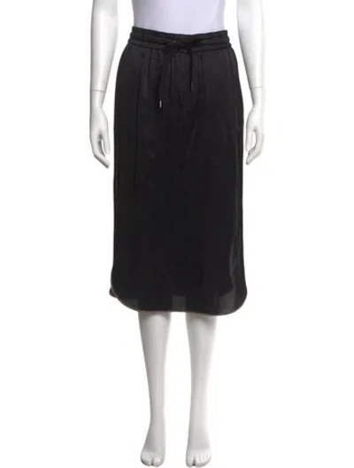 Pre-owned Brunello Cucinelli Studded Accents Knee-length Skirt In Black