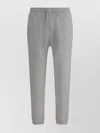 Brunello Cucinelli Stylish Cotton Jogger Trousers In Gray