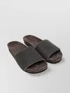 Brunello Cucinelli Stylish Flat Sole Suede Slides