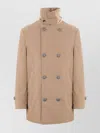Brunello Cucinelli Stylish High Collar Down Jacket In Neutral