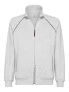 Brunello Cucinelli Zippered Sweatshirt In Gris Claro