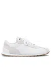 Brunello Cucinelli Slip-on Sneakers With Smooth Leather In White