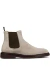 Brunello Cucinelli Chelsea Boot In Sued In Neutrals