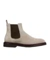 Brunello Cucinelli Chelsea Boot In Suede In Nude