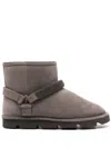 Brunello Cucinelli Women Suede Ankle Boots With Shearling Lining
