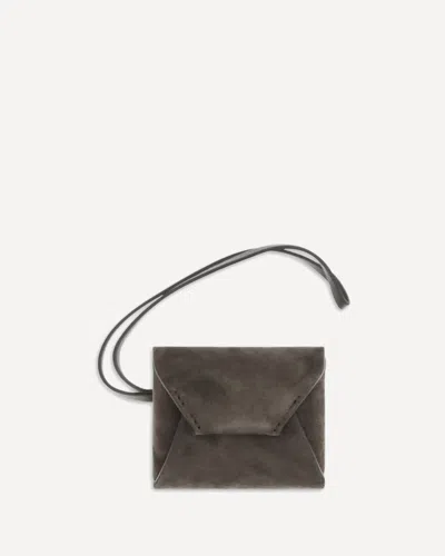 Brunello Cucinelli Suede Bag Charm In Brown