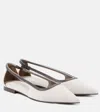 Brunello Cucinelli Suede Ballet Flats In Brown