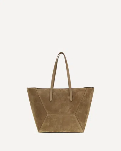 Brunello Cucinelli Suede Bc Tote Bag In Brown