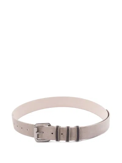 BRUNELLO CUCINELLI SUEDE BELT