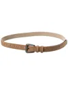 Brunello Cucinelli Suede Belt In Brown