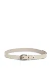 Brunello Cucinelli Suede Belt In Neutrals
