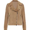 Brunello Cucinelli Suede Biker Jacket