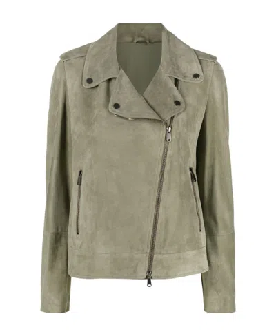 BRUNELLO CUCINELLI BRUNELLO CUCINELLI BIKER ZIPPED JACKET
