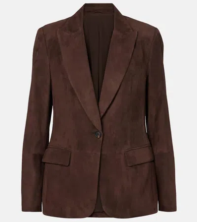 BRUNELLO CUCINELLI SUEDE BLAZER