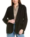 Brunello Cucinelli Suede Blazer In Multi