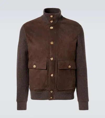 BRUNELLO CUCINELLI SUEDE BLOUSON