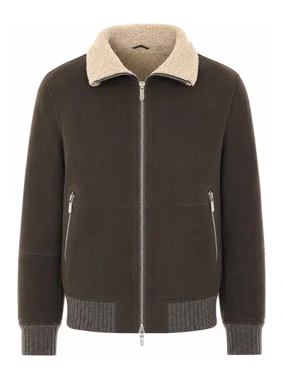 BRUNELLO CUCINELLI BRUNELLO CUCINELLI SUEDE BOMBER