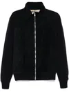 Brunello Cucinelli Suede Bomber Jacket In Black