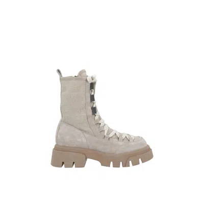 Brunello Cucinelli Suede Boots In Multi