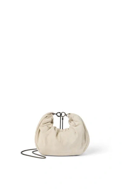 BRUNELLO CUCINELLI BRUNELLO CUCINELLI SUEDE BRIOCHE HOBO BAG
