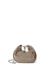 Brunello Cucinelli Suede Brioche Hobo Bag In Sage